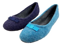 CHAUSSON LUCILE ROMIKA WESTLAND BALLERINE HIVER BLEU 